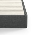 thumbnail image 5 of Zinus 4" Upholstered Metal Box Spring with Wood Slats, Mattress Foundation, Queen, 5 of 7