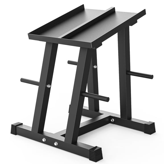 ROALW Adjustable Dumbbell Rack with Plate Storage, 500lb (Stand Only)