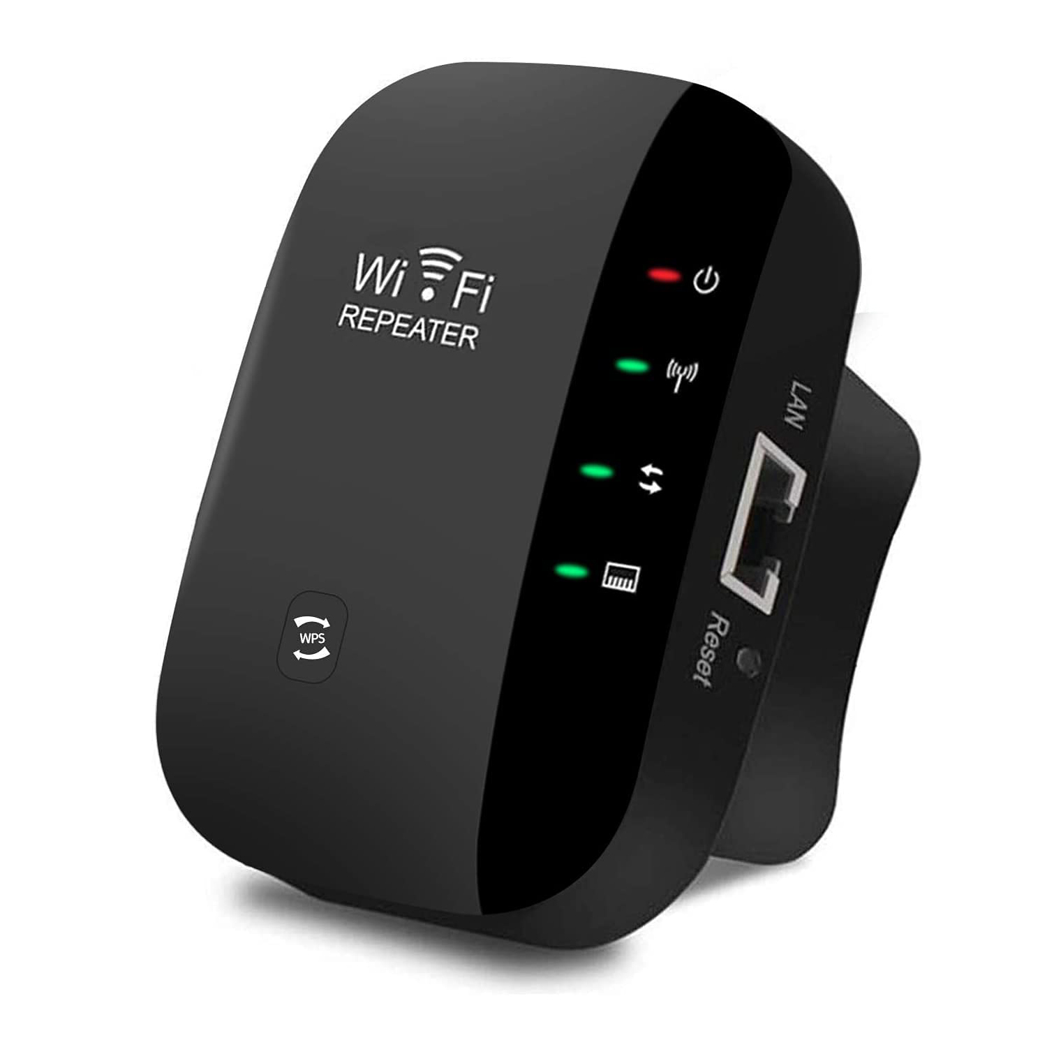 FAMKIT WiFi Extender, Wireless Repeater 300Mbps Speed, WiFi Range Extender, Long Range