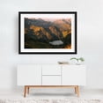 thumbnail image 2 of Serenity in the Alps - Photography Landscape Mountain Scenic Nature Wilderness Sunset Black Framed Wall Art Print 24 x 36 inches, 2 of 4