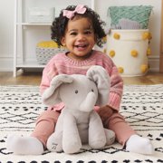 Baby GUND Official Animated Flappy the Elephant Stuffed Animal Baby Toy Plush for Baby Boys and Girls, Gray, 12 (Song Styles May Vary)