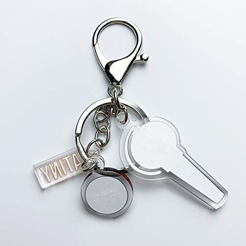 KPOP Bangtan Boys GOT7 NCT ATEEZ NCT EXO Light Stick Keychain Accessories Key Ring Bag Ornaments 