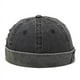 thumbnail image 1 of Zhuge Gorro de estibador desgastado con parche de estilo hip hop para hombre (negro), 1 of 4