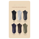 thumbnail image 5 of Calcetines de barco calentados de Color sólido para otoño/invierno para hombre, calcetines informales resistentes a los olores y cálidos absorbentes para el sudor, suelo duradero, 5 of 5