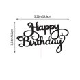 thumbnail image 2 of Glitter Double Cake Custom Card Topper for Happy Birthday Celebration and Party Decorations with Hanging, 2 of 3