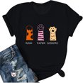 thumbnail image 1 of UANWENN T-Shirt d'Été pour Femmes, Confortable et Ajusté, Manches Courtes, Col Roulé, Grande Taille, 1 of 2