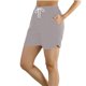 thumbnail image 1 of Pantalones deportivos lisos de cintura media para mujer: cintura elástica, corte estilizante, informal/deportivo, fácil de combinar con camisetas/sudaderas con capucha., 1 of 6