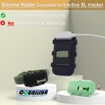 thumbnail image 3 of Soporte de silicona para rastreador GPS Tractive XL, paquete de 2 (negro/verde), 3 of 7