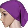 thumbnail image 4 of Foulard Ajustable pour Femmes en Coton Mercerisé, Foulard pour Filles, Tête Simple, Capuche de Tête, Bonnet Tube Simple, Extensible, Élastique, Couvre-Chef, 4 of 6
