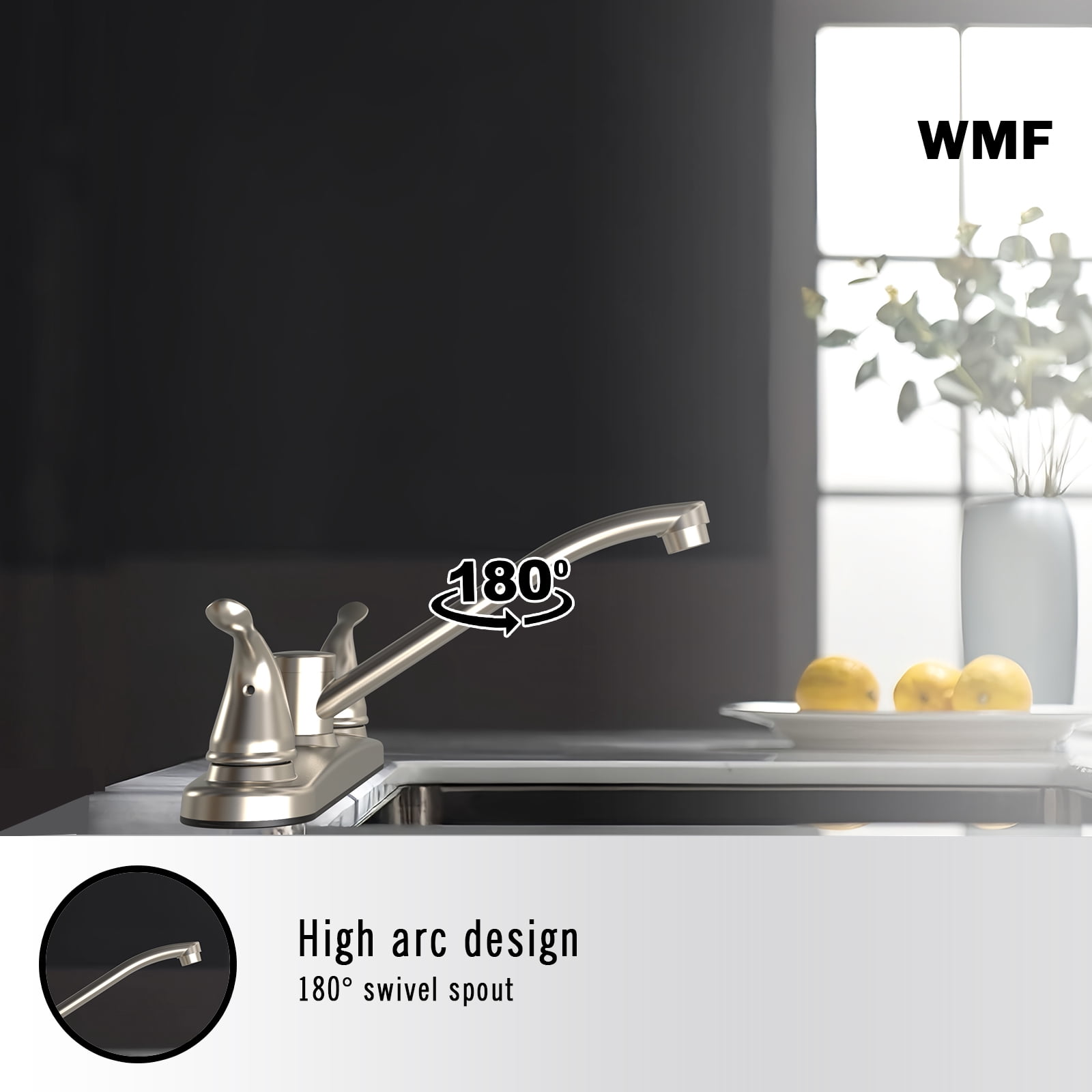 WMF Metal Silver Kitchen Faucet