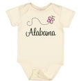 thumbnail image 3 of Inktastic Butterfly Alabama Boys or Girls Baby Bodysuit, 3 of 5