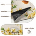 thumbnail image 6 of Round Area Rug 7 Ft, Spring Floral Washable Non-Slip Circle Carpet for Living Room/Bedroom, Watercolor Forsythia Flowers Hummingbirds Beige Low-Profile Large Runner Mat Collection Rugs for Indoor, 6 of 8
