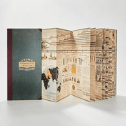 Adams Time Chart, Vintage Folding Adams' Chart of Chronological Or Historical Map for Office & History Lover Gift