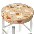thumbnail image 3 of Lsque Autumn and Thanksgiving Round Bar chair cushion covers Velvet Fabric Premium Comfort Protects from Scratches and Stains for 14-17 Inch Chair- 13 inch, 3 of 7