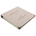 thumbnail image 4 of Miangastore 1Pcs Movie Ticket Stub Binder for Adults Home Organization in Coffee Color with Rectangular Shape, 4 of 8