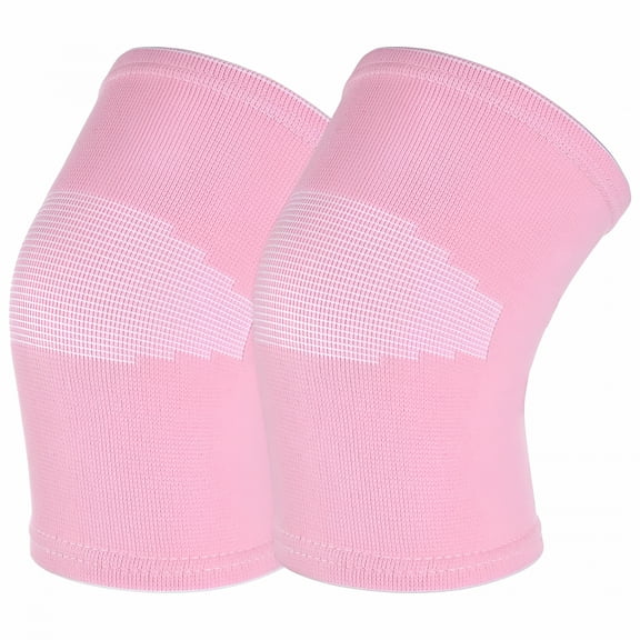 TELOLY Kids Knee Sleeve Brace Children Knee Support Pad Breathable Elastic Soft Knee Protectors for Kids Child Girls Boys Teens Basketball Volleyball Sports ( M)