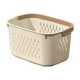 thumbnail image 2 of Fufafayo under $5 Plastic Storage Basket with Handle Portable Bathroom Laundry Basket, Clothes Basket, Storage Basket for Bathroom Bedroom, 2 of 8