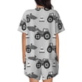 thumbnail image 6 of Sigee Gray Tractor for Sleepwear Casual Pjs with Pockets Women's Pajamas Sets Shorts 2 Piece Short Sleeve Lounge Sets 3X-Large, 6 of 9