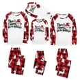 thumbnail image 6 of Odeerbi Christmas Pajamas for Family Holiday Long Sleeve Family Christmas Pajamas Matching Sets Kids Christmas Plaid Printed Blouse Tops + Pants Sleepwear Family Matching PJs Set Red, 6 of 6