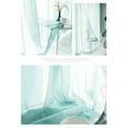 thumbnail image 4 of EGYMEN Semi Sheer Curtains, Translucent Linen Drapes for Bedroom, Light Filtering Window Panels for Living Room, Airy Decorative Curtain System for Privacy(Blue), 4 of 8