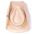 thumbnail image 4 of Sombrero Stetson Madrid de rafia natural estilo cowboy talla S, 4 of 5