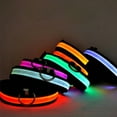 thumbnail image 4 of Pet LED Lights Dog Collar, Nylon Adjustable Night Safety Flashing Glow in the Dark Dog Leash, Dogs Hair Fluorescent Collars, 4 of 5