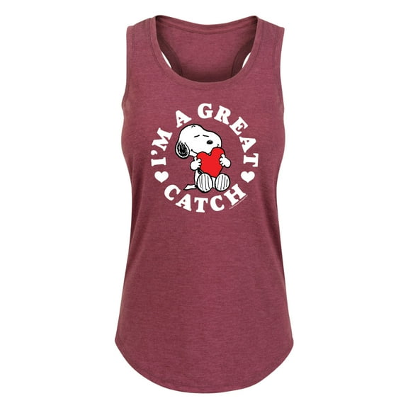 Peanuts - Great Catch - Women's Racerback Tank
