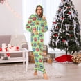 thumbnail image 7 of FORMRS Onesies Pajama for Adults Unisex Hoodie Winter Jumpsuit One Piece Sleepwear, Sizes S-2XL, Cute Monsters Pattern, 7 of 7