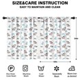 thumbnail image 2 of Blackout Kids Curtains,White Cow Milk Cow Pattern Childrens Insulated Curtains Set Of 2,Bedroom Essentials,Toddler Room Decor 42x54in(106x137cm), 2 of 5