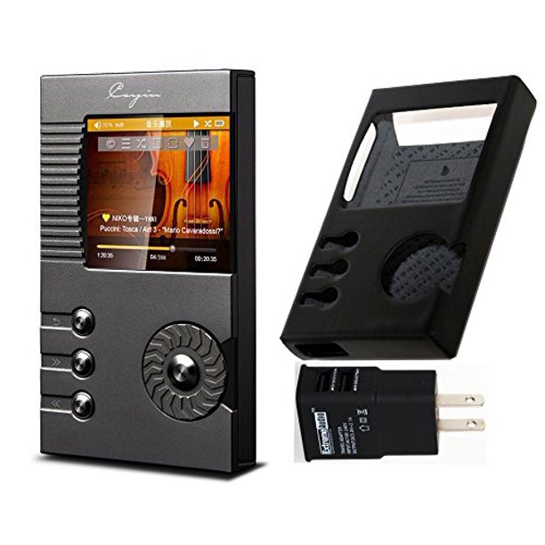 Cayin N5 High Resolution Audio Player With Hand Made Dignis Leather Case Black Walmart Com