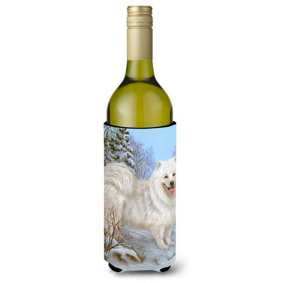 Carolines Treasures PPP3157LITERK 24 oz Samoyed Happiness Wine Bottle Hugger