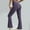 Purple, variant on Women's Yoga Pants Solid Color High Waist Comfortable Casual Wide Leg Trousers Hip-Lifting High Waist Flared Pants