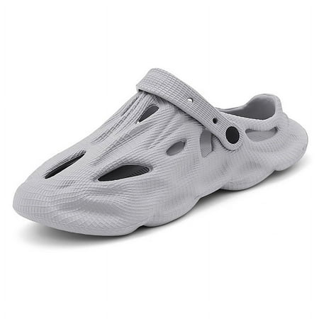 

FAIAI 2024 Foam Runner Shoes for Women Men Hollow Cloud Slippers Lightweight Slip-On Walking Sneakers Breathable Soft Beach Sandals