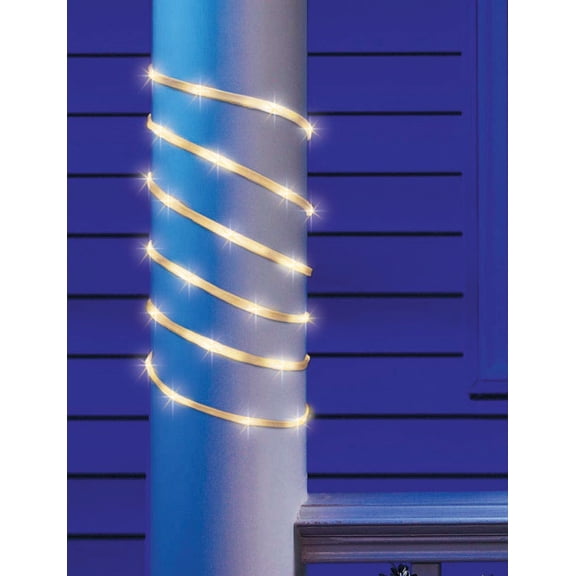 Celebrations 2T434913 LED Clear/Warm White 60 ct Rope Christmas Lights 16.6 ft.