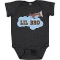 thumbnail image 3 of Inktastic Lil Bro Airplane Boys Pilot Brother Boys Baby Bodysuit, 3 of 5