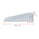 thumbnail image 2 of Tope de puerta de caucho azul claro 63x18x14mm 5 paquetes, 2 of 5