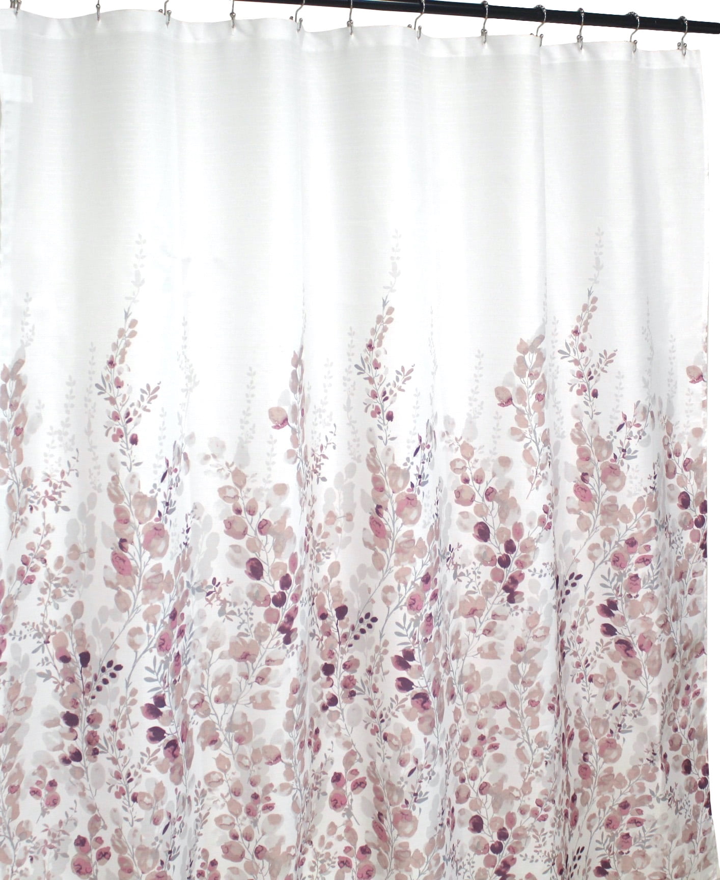 Details about   SALLY TEXTILES INC Luxury Fabric Shower Curtain Shimmering Textured Jacquard Cl 