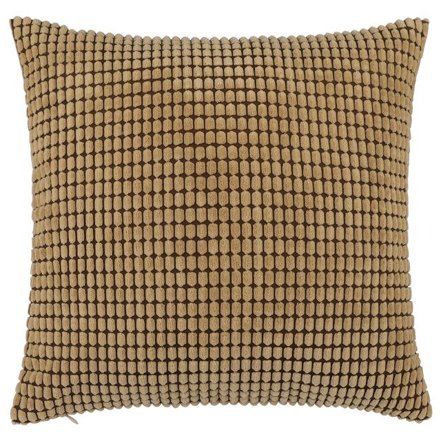 Unique Bargains Housse de Coussin Décorative en Velours Côtelé Doux à Rayures en Velours