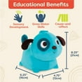 thumbnail image 4 of B. toys Interactive Stuffed Animal Dog Wobble 'n' Go - Woofer, 4 of 7