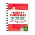 thumbnail image 2 of Christmas Gift Card Book for Adults, Christmas Notebook Card Book, Merry Christmas Holiday Organizer Journal with Santa Tree Cover, Bound Keepsake for Cards and Lists, 2 of 6