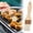 B, variant on USUERY Grade Wooden Handle Heat Resistant Natural Baking Oil Brush Barbecue Brush Kitchen Egg Brush
