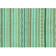 thumbnail image 1 of Ahgly Company Indoor Rectangle Abstract Light Blue Modern Area Rugs, 5' x 8', 1 of 4