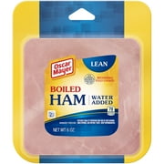 Oscar Mayer Lean Boiled Ham Sliced Lunch Meat with Water Added, 6 oz Pack