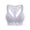 White, variant on Women's Plus Size Lace Bra Removable Padded Sexy Racerback Breathable Bralette Plus Size Sports Bras,Beige,XL