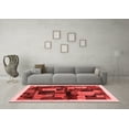 thumbnail image 3 of Ahgly Company Indoor Rectangle Abstract Red Contemporary Area Rugs, 3' x 5', 3 of 4