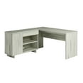 thumbnail image 2 of Sauder Porto Palma Desk with Credenza, Haze Acacia Finish, 2 of 10