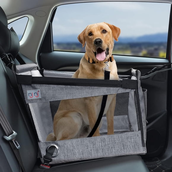 Furry Friends Retreat, Back Seat Extender with Thick Memory Foam Padding for Cars, Small to Large Pets (Removable Design)