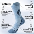 thumbnail image 3 of 5 Pairs Merino Wool Hiking Socks Warm Thermal Winter Cozy Cushioned Moisture Wicking Socks for Women & Men, 3 of 6