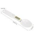 thumbnail image 4 of Digital Spoon Scale, Spoon Shape LCD Measuring Spoon Scale Digital LCD Display Digital Measuring Spoon With Instruction Manual For Weighing Condiments, 4 of 8