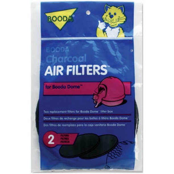 New Booda 50310 Replacement Cat Litter Dome Filter, 2Pack